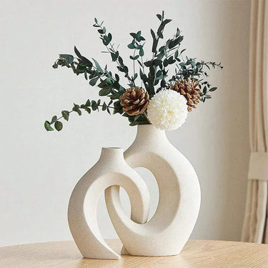 Frosted Ceramic Small Mouth Vase - product image 2