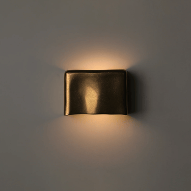 Gold Curved Up Down LED Wall Light - product image 4