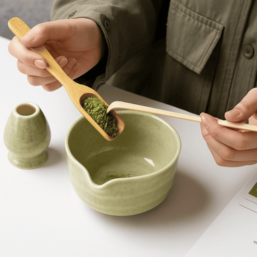 Kori Ceramic Bamboo Matcha Tea Set - product image 3