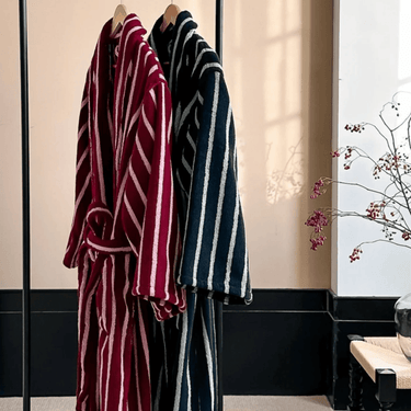 Marlow Organic Cotton Stripe Bathrobe - product image 2