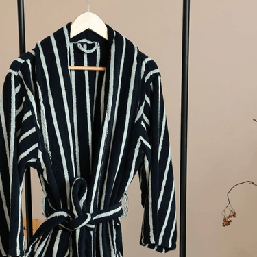 Marlow Organic Cotton Stripe Bathrobe - product image 4