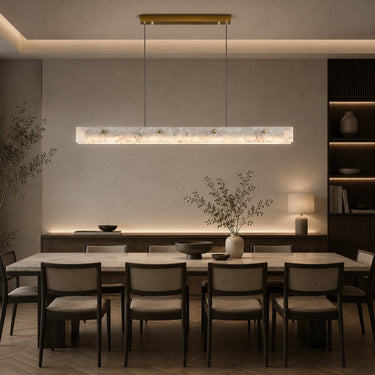 Marvelle Marble Linear LED Pendant Light - product image 2