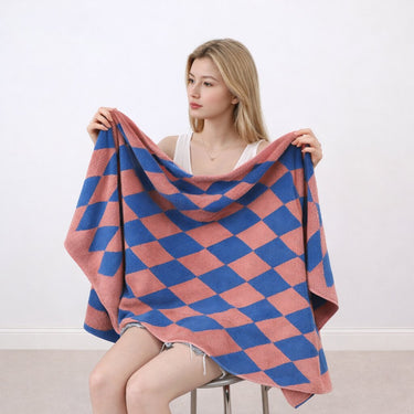 Milo Blue Diamond Cotton Towel - product image 1