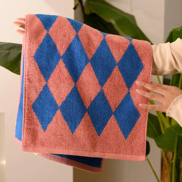 Milo Blue Diamond Cotton Towel - product image 4