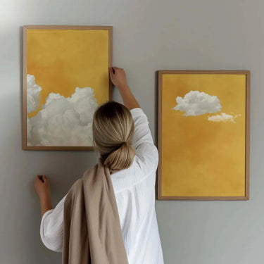 Minimalist Abstract Sky Canvas Wall Art Set - product image 4