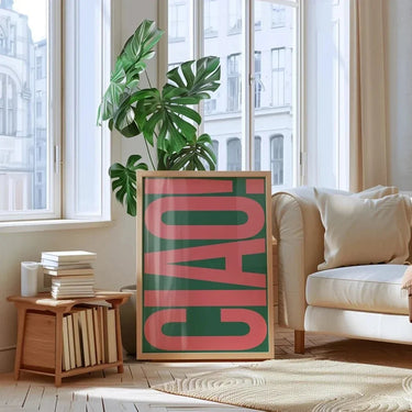Minimalist Ciao Canvas Wall Art - product image 4