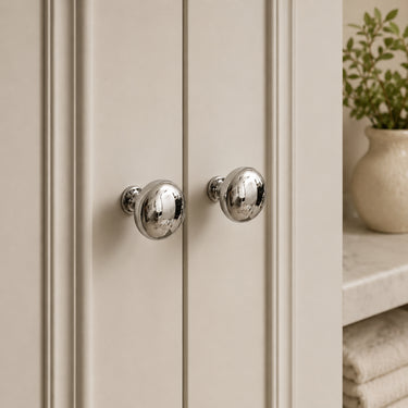 Modern Chrome Brass Cabinet Knob and Pull - product image 1