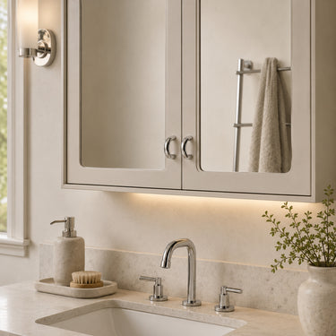 Modern Chrome Brass Cabinet Knob and Pull - product image 3