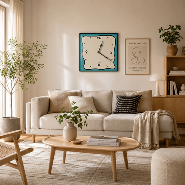 Modern Graffiti Art Silent Square Wall Clock - product image 4