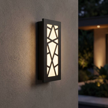 Modern Matte Black IP65 Outdoor LED Wall Light - product image 2