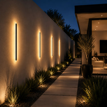 Modern Minimalist Linear Outdoor Wall Lamp IP65 Dimmable LED - product image 3