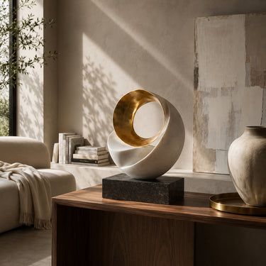 Modern Minimalist Resin Abstract Sculpture for Desk Decor - product image 2