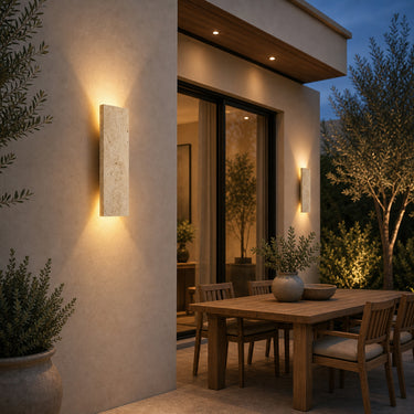 Modern Natural Stone Dimmable LED Wall Sconce - product image 2