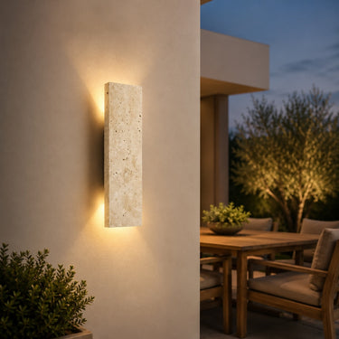 Modern Natural Stone Dimmable LED Wall Sconce - product image 4