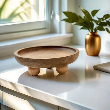 Oren Solid Wood Round Tray - product image 2
