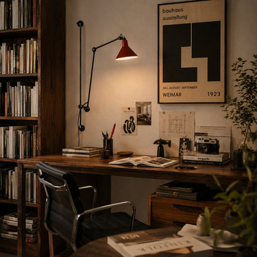 Rizzo Red Swing Arm Wall Lightht - product image 3