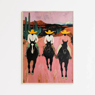 Southwestern Cowboy Cotton Canvas Wall Art - product image 1