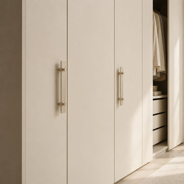 Titanium Silver Solid Brass Door Handle - product image 2