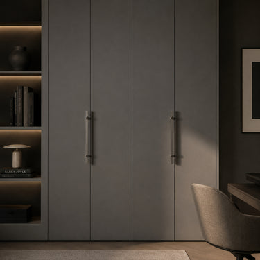 Titanium Silver Solid Brass Door Handle - product image 3