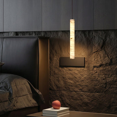 Torvian Marble Cylinder Pendant Light - product image 3