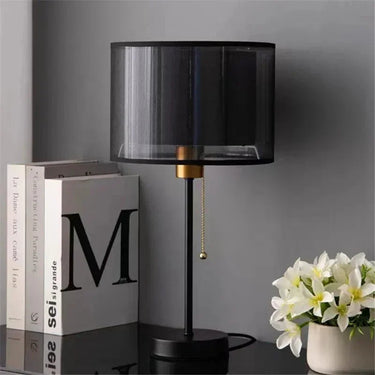 Velora Art Deco Fabric Table Lamp - product image 3