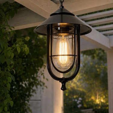 Vintage Birdcage Outdoor Pendant Light Die-Cast Aluminum IP65 Waterproof - product image 2