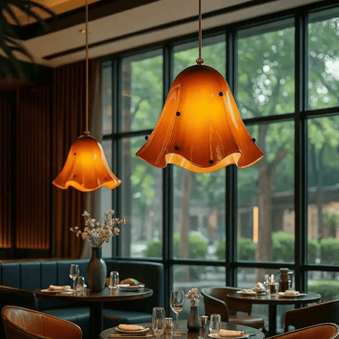 Virelle Floral Glass Pendant Light - product image 3