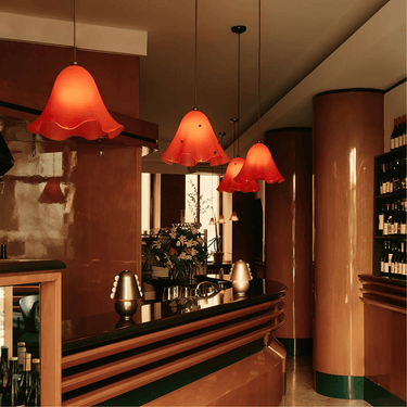 Virelle Floral Glass Pendant Light - product image 4