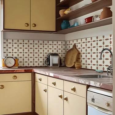 Virelle Warm Geometric PVC Peel and Stick Backsplash Tiles - product image 3
