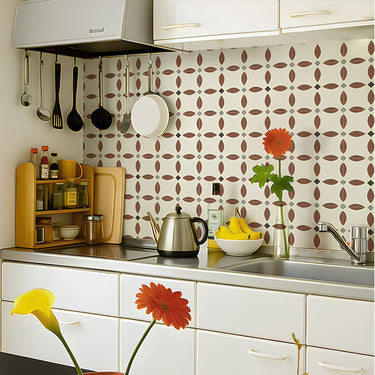 Virelle Warm Geometric PVC Peel and Stick Backsplash Tiles - product image 4